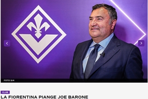 Tổng giám đốc Fiorentina Barone không may qua đời vì bạo bệnh, Viola Viola chính thức đưa ra thông điệp chia buồn