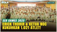 Erick Thohir dan Ketua NOC Kukuhkan 1.021 Atlet Tim Indonesia untuk SEA Games 2025, Bidik 80 Medali Emas!