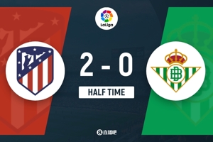 Hiệp 1 - Depay đá phản lưới nhà, Morata ghi bàn + hụt điểm, Atletico dẫn Betis 2-0