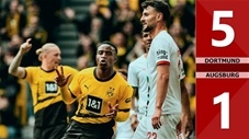 VIDEO bàn thắng Dortmund vs Augsburg: 5-1